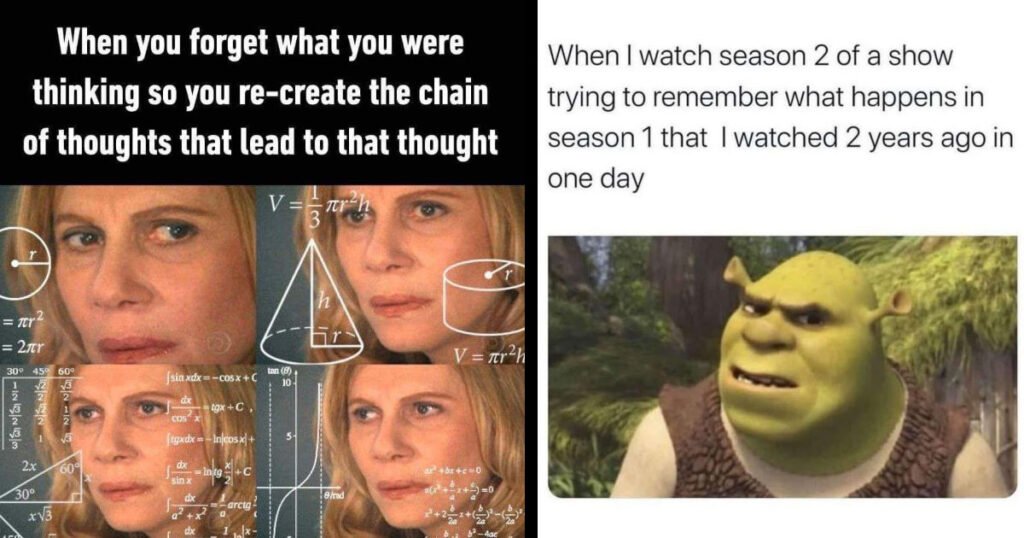 funny-memes-relatable-tweets-forgetful-memes-thinking-long-term-memory-too-relatable-funny-meme 1