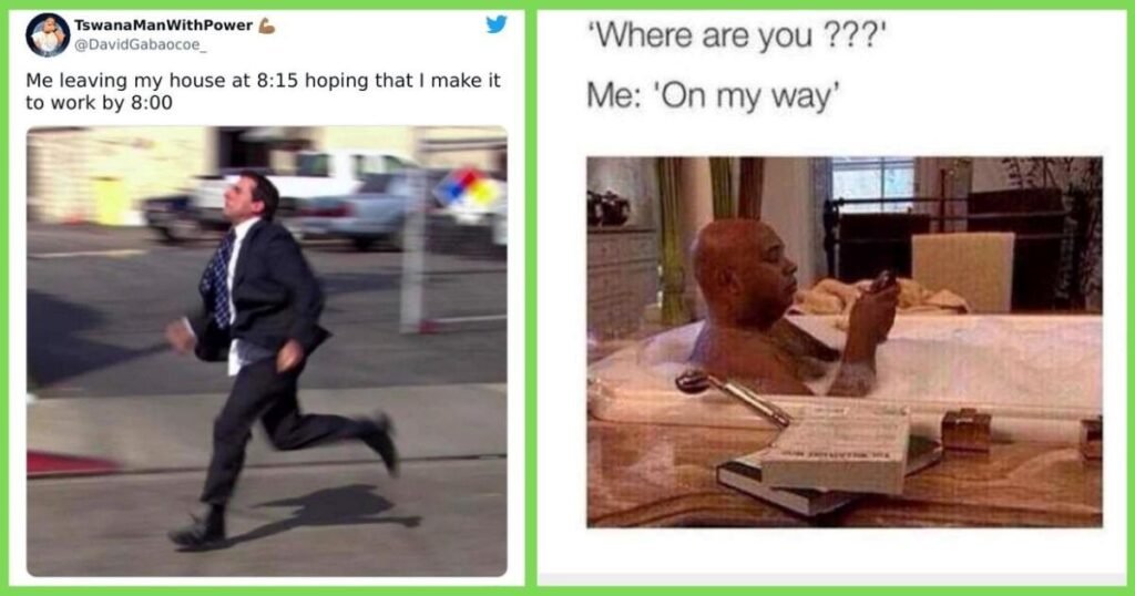 on-my-way-memes-running-late-memes-omw-memes-texting-memes funny monday memes