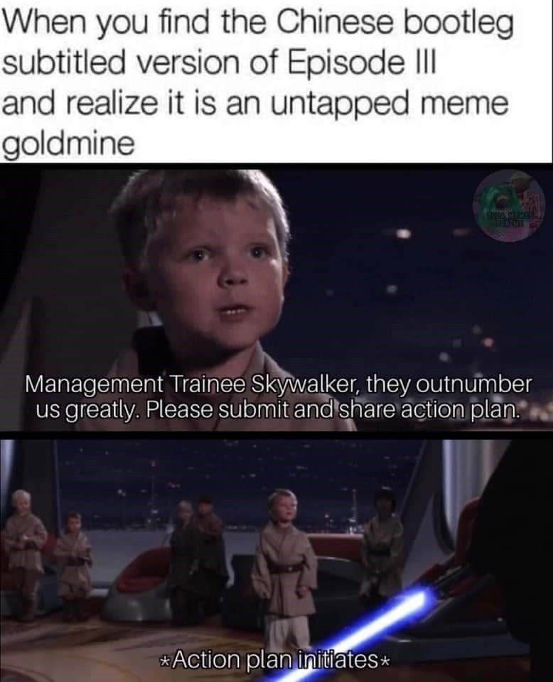 skywalker-they-outnumber-us-greatly-please-submit-and-share-action-plan-action-plan-initiates Funny Tuesday Memes