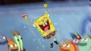 Excited SpongeBob Jumping Meme