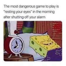 SpongeBob Annoying Alarm Meme