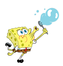 SpongeBob Bubble Blowing Meme