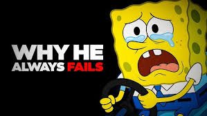 SpongeBob Failing Driving Test