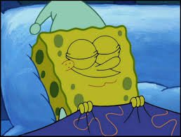 SpongeBob Sleeping Peacefully Meme