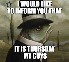 good morning thursday memes